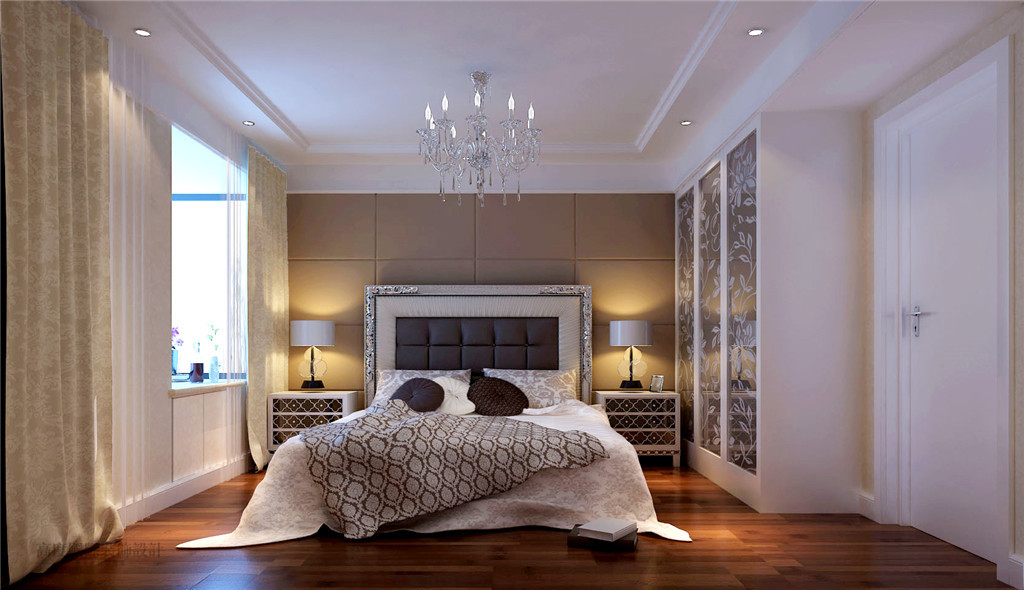 欧式 三居 装饰设计 红山世家 装修 卧室图片来自高度国际别墅装饰设计在红山世家简欧装饰设计的分享
