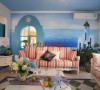 家具以其极具亲和力田园风情及柔和的色调，是本次装修的重点。柔和温情搭配出幸福海岸线！