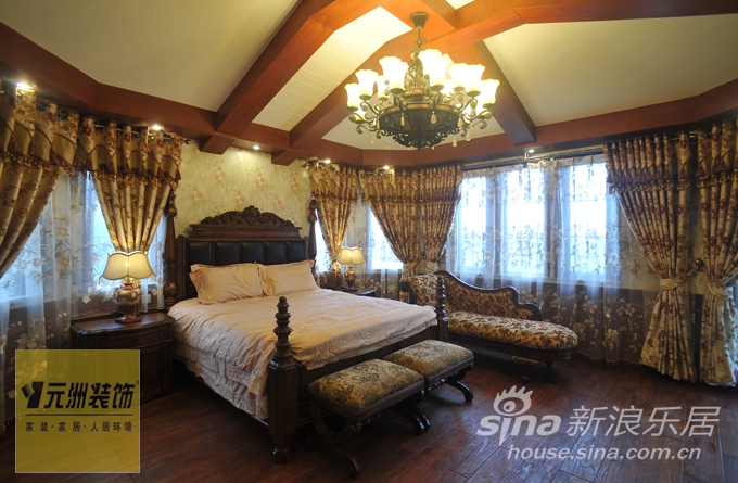 别墅 卧室图片来自吴少山在【北辰香麓】400别墅装修的分享