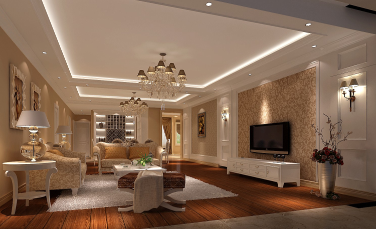 小路 高度 欧式 公寓 客厅图片来自高度国际装饰设计卢旺在欧式御翠尚府   240平的分享