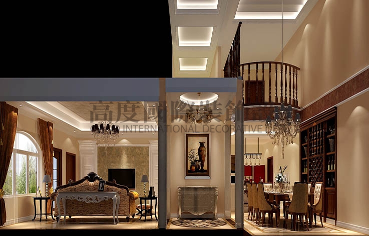 香江别墅 420平米 欧式 高度国际 希文 其他图片来自高度国际装饰宋增会在香江别墅欧式——European Style的分享
