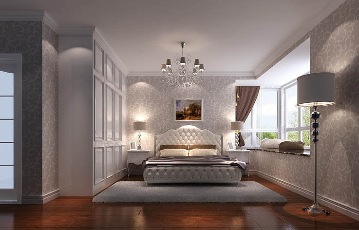 欧式 公寓 卧室图片来自高度国际设计装饰在中铁花语城简欧风格的分享
