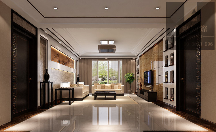 小路 高度 新中式 公寓 客厅图片来自高度国际装饰设计卢旺在西山壹号院 280平 新中式的分享