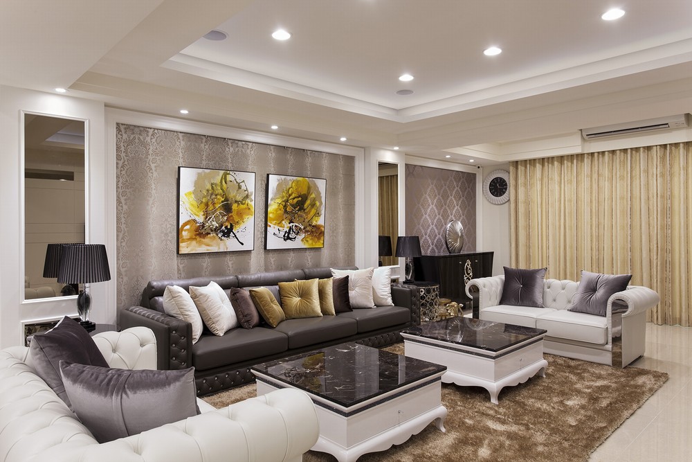 四居 新古典 欧式 白领 白富美 客厅图片来自幸福空间在215m²毛胚屋 画出完美格局动线的分享