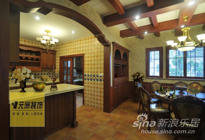 别墅 厨房图片来自吴少山在【北辰香麓】400别墅装修的分享