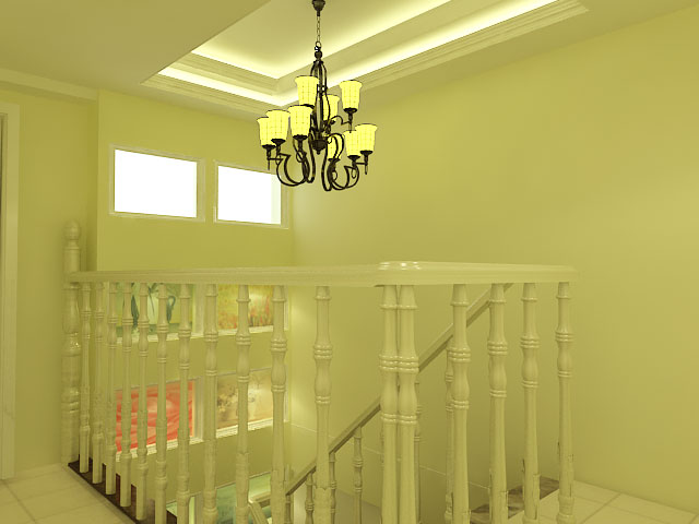 欧式 别墅 白领 小资 80后 实创装饰 楼梯图片来自实创装饰成都分公司在小资情调的简欧风格设计的分享