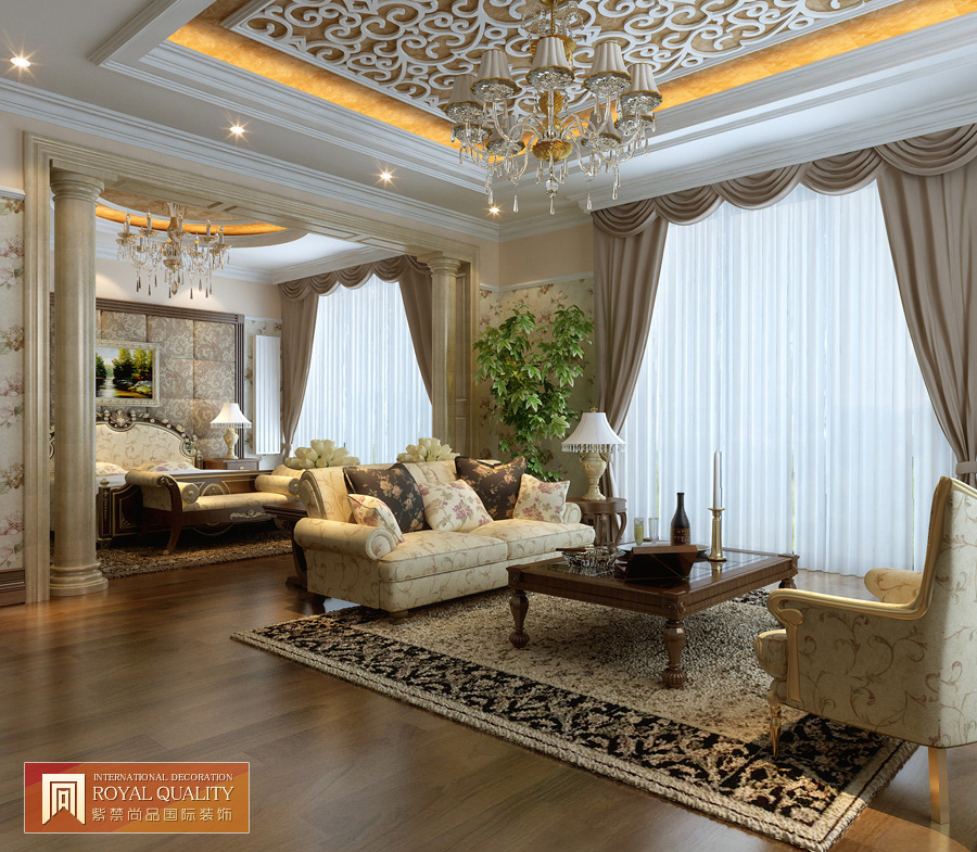 法式风格 田园 别墅 卧室图片来自北京装修设计o在法式风格的达观别墅的分享