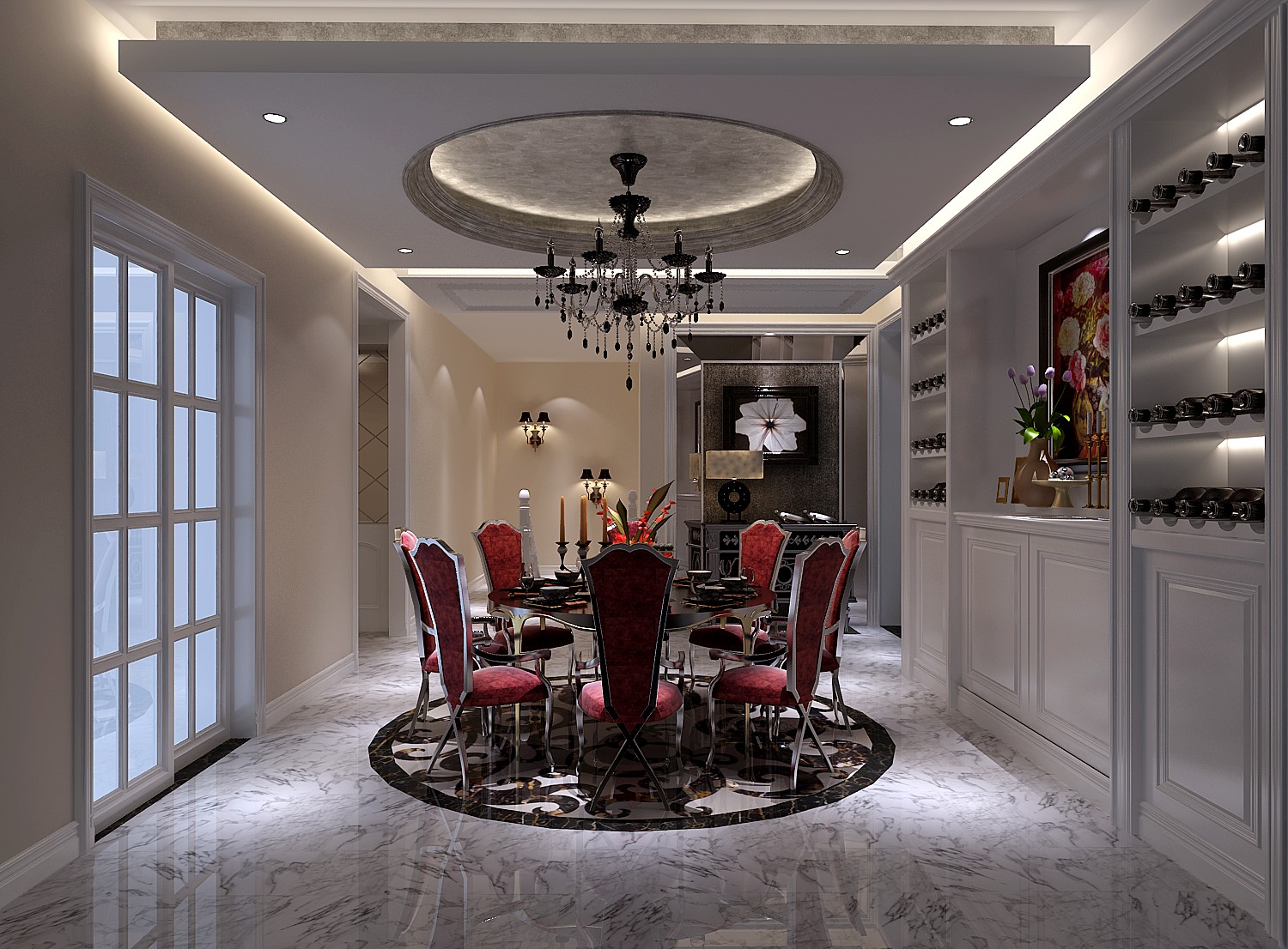 小路 高度 低调奢华 公寓 餐厅图片来自高度国际装饰设计卢旺在一个体现价值感的房子的分享