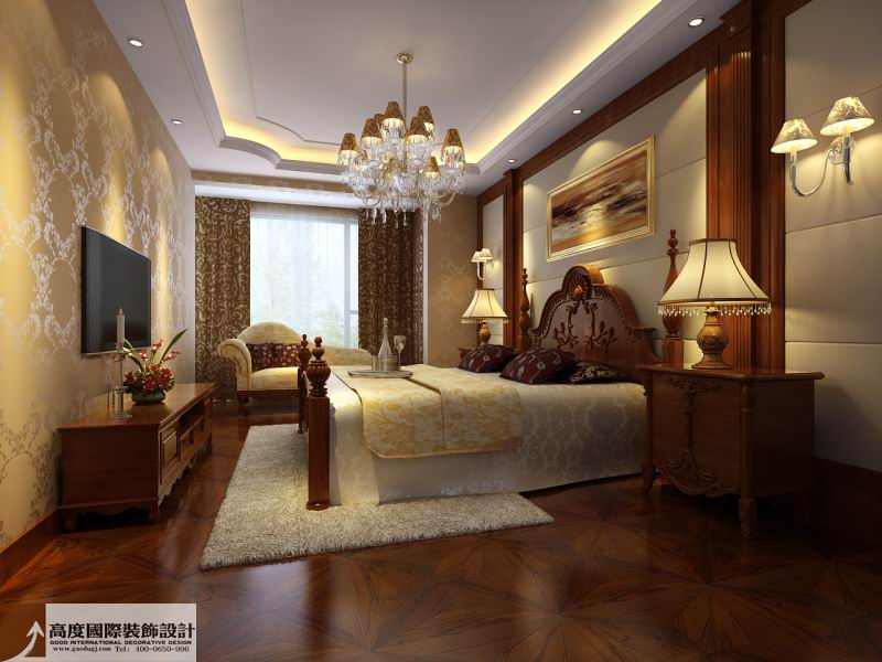 小路 高度 欧式 奢华 公寓 卧室图片来自高度国际装饰设计卢旺在这，才是奢华，欧式的奢华的分享