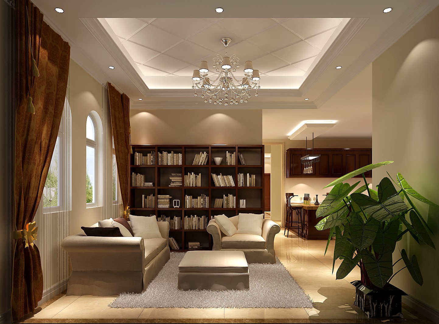 欧式 别墅 白领 小资 简约 书房图片来自沙漠雪雨在香江别墅420欧式风格独栋的分享