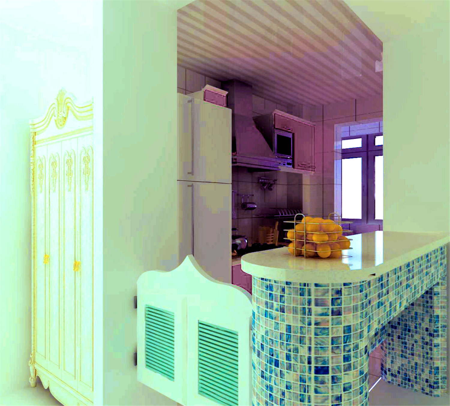三居 地中海 卧室图片来自实创装饰晶晶在136平3房地中海风格，悠哉悠哉！的分享