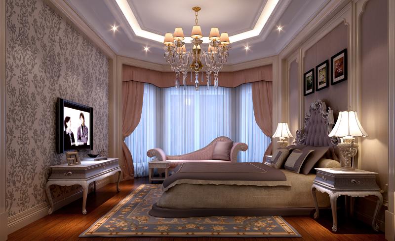 欧式 新古典 大宅 别墅 卧室图片来自尚层装饰大林在珠江紫宸山 壹仟栋的分享