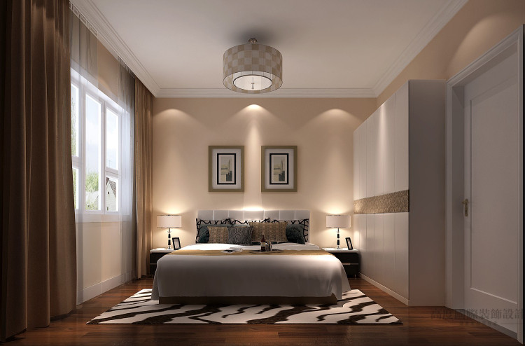 现代 中式 别墅 案例 卧室图片来自高度国际设计装饰在8哩岛现代中式风格设计案例的分享