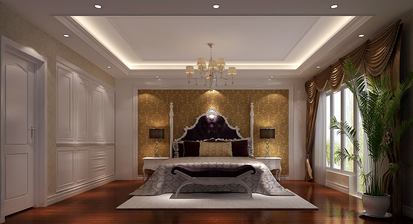 小路 高度 简欧 复式 80后 卧室图片来自高度国际装饰设计卢旺在没有奢华，却尽显阅历丰富的分享