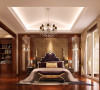 用欧式配饰与欧式家具来打造的优雅细腻的休息空间，也与整个设计相吻合