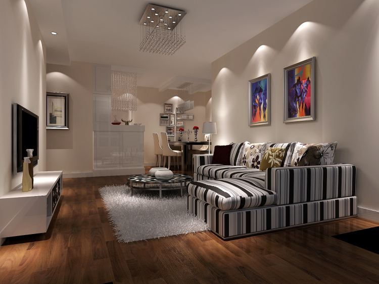 小路 高度 现代 公寓 客厅图片来自高度国际装饰设计卢旺在珠江帝景现代120平的分享