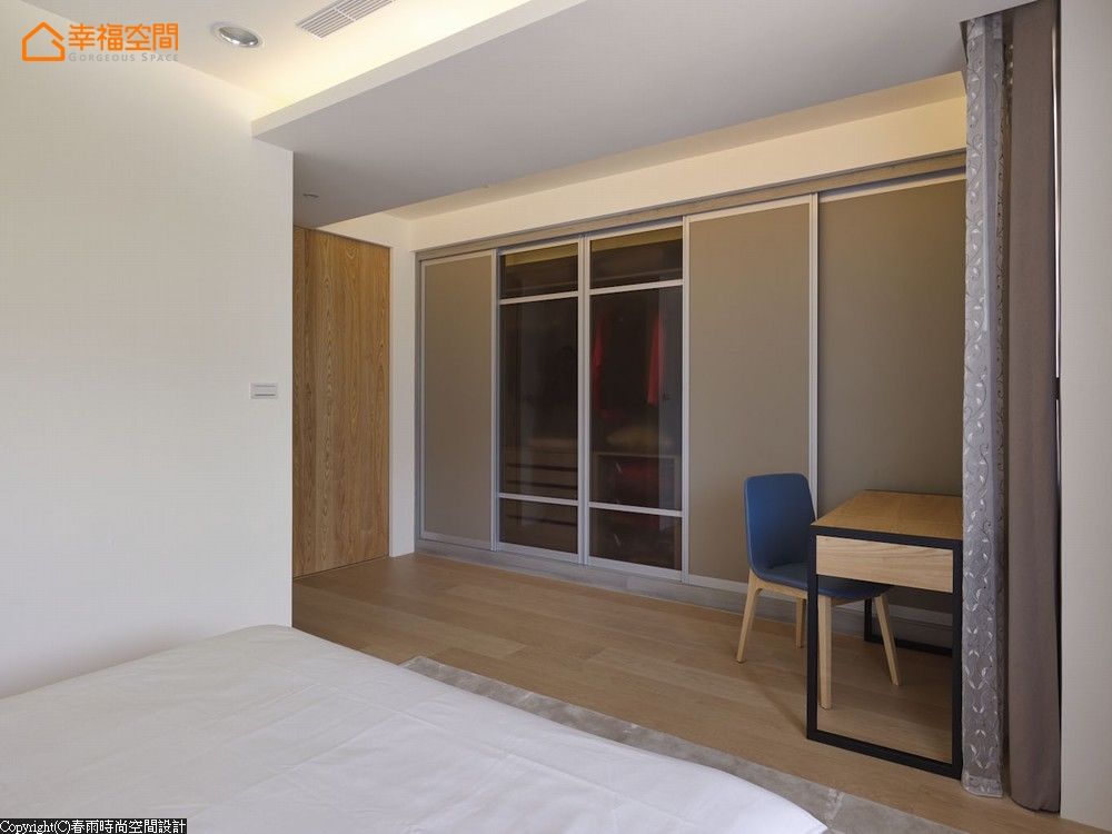 原木 简约 二居 现代 舒适 收纳 卧室图片来自幸福空间在92m²原木氛圍 客製退休樂活居的分享