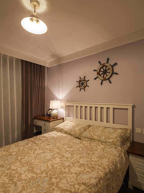 装修设计 元度家居汇 二居 美式 卧室图片来自元度家居汇官方博客在88平米温馨舒适的二居的分享