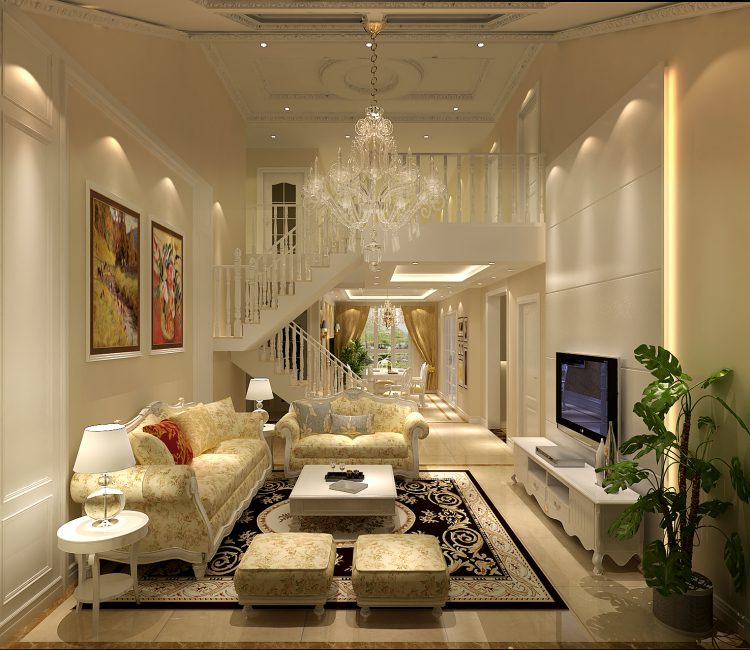 简约 欧式 公寓 案例 客厅图片来自高度国际设计装饰在正源·尚峰尚水简欧风格案例的分享