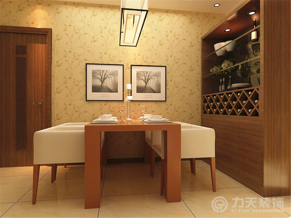 二居 中式 白领 收纳 80后 小资 餐厅图片来自阳光放扉er在万通生态城-113.00㎡-中式风格的分享