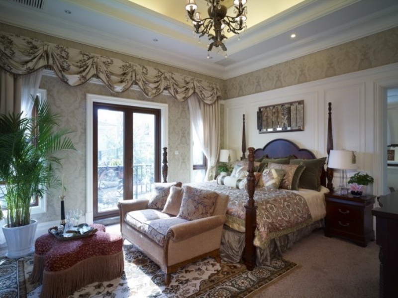 卧室图片来自华西装饰集团在牧马山蔚蓝卡地亚混搭风格的分享