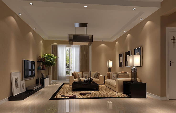 简约 现代 公寓 案例 客厅图片来自高度国际设计装饰在御翠尚府现代简约设计案例的分享