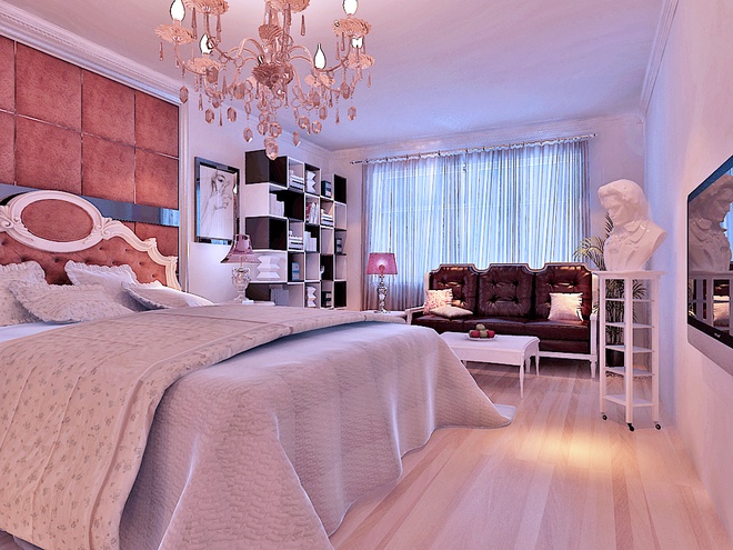 欧式 三居 小资 卧室图片来自陈小迦在清新简约都市白领的最爱的分享