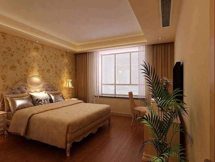 简约 现代 四居室 卧室图片来自合肥川豪装饰装修在保利海上五月花130平米现代简约的分享