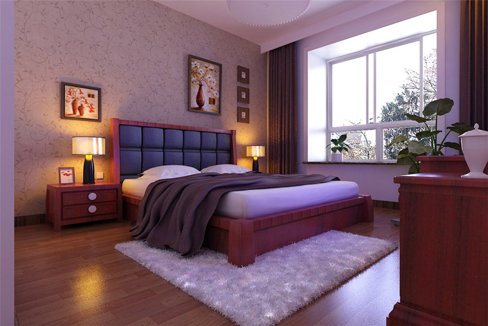 卧室图片来自实创装饰完美家装在和、敬、清、寂 诠释完美品性的分享