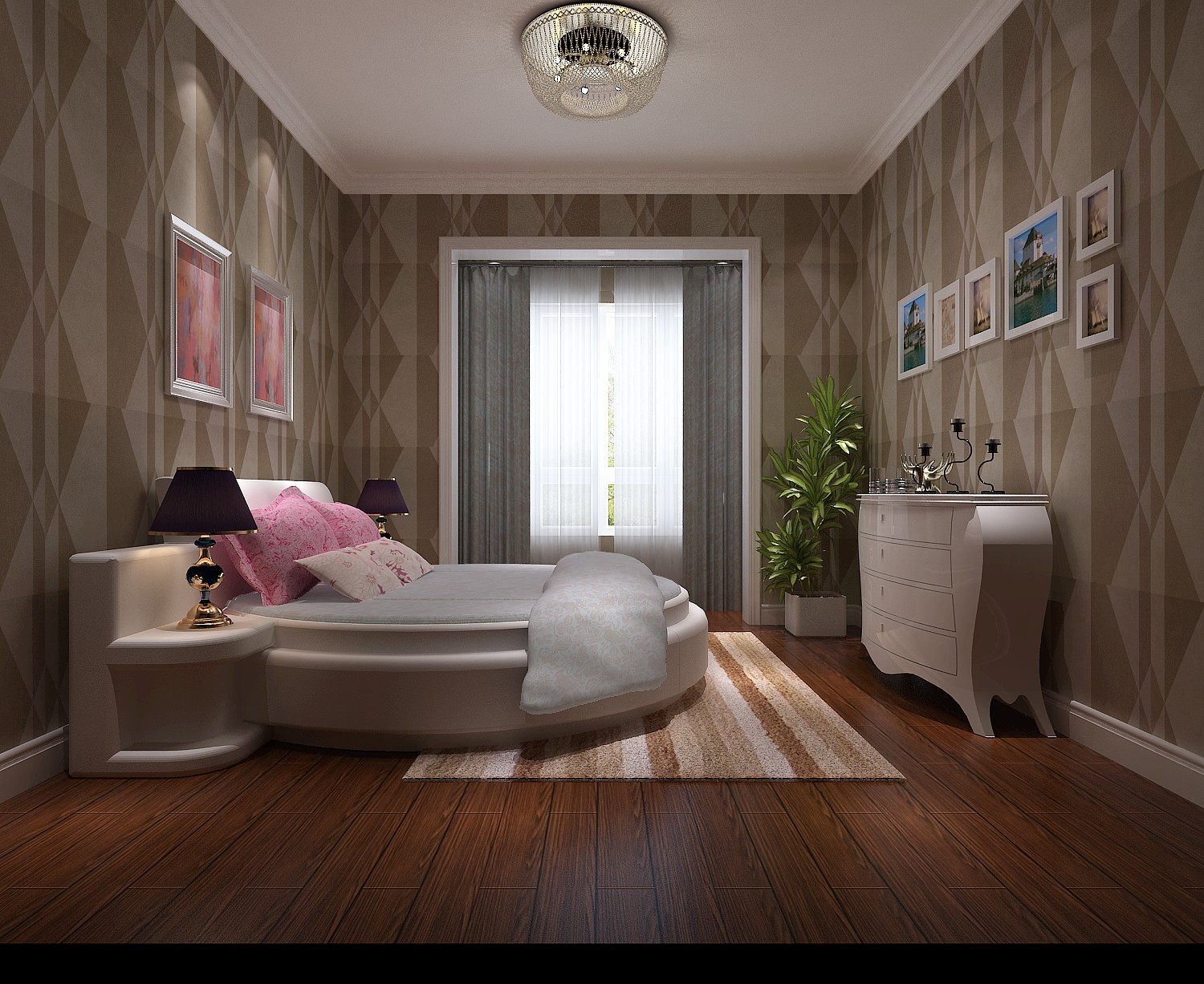 休闲 大气 美式家具 迥然不同 卧室图片来自高度国际装饰刘玉在素雅整洁的休闲家居的分享