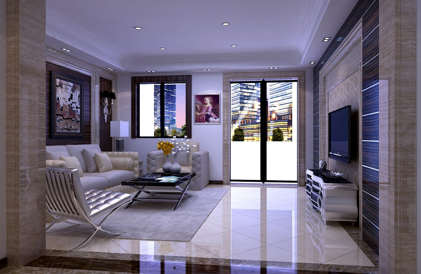 欧式 混搭 别墅 客厅图片来自设计精英在别墅设计的分享