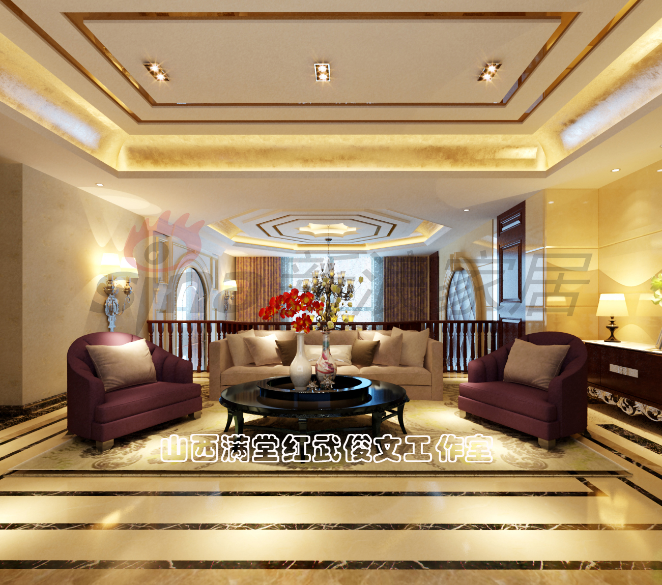 简约 欧式 客厅图片来自满堂红设计师武俊文在长治别墅的分享