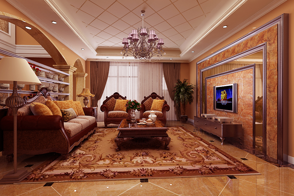 小资 80后 客厅图片来自tjsczs88在豪华装修土豪人士的分享