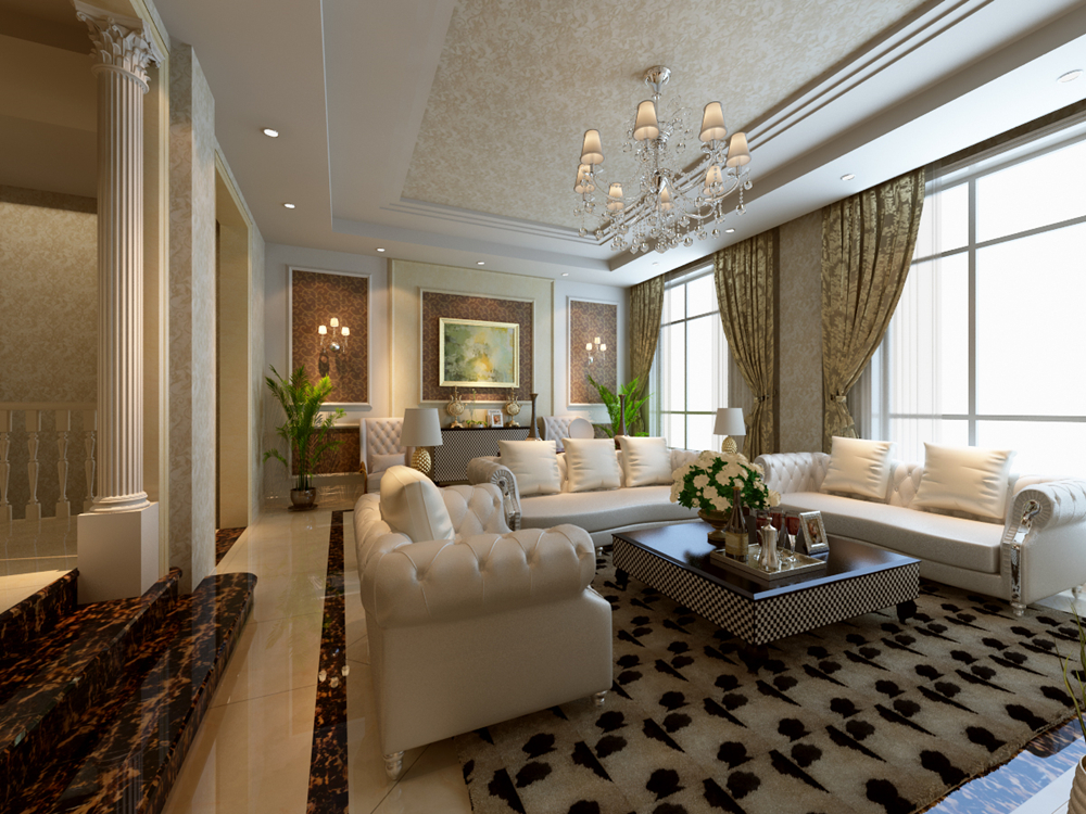 欧式 别墅 白领 卧室图片来自尚层别墅设计在远洋傲北的分享
