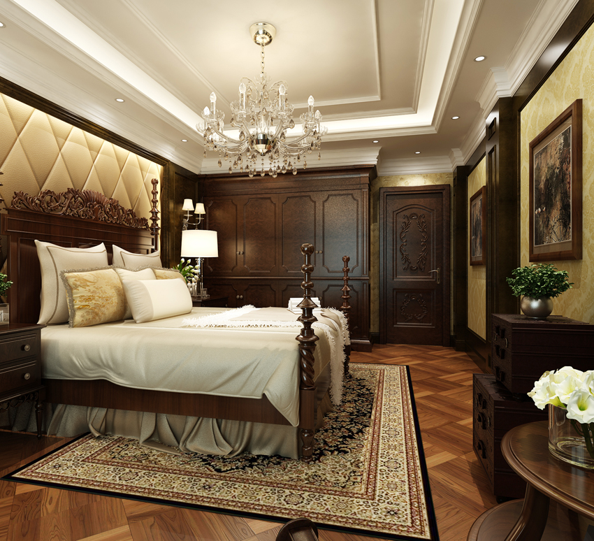 欧式 卧室图片来自郑州东易日盛装饰在郑州绿城百合220的分享