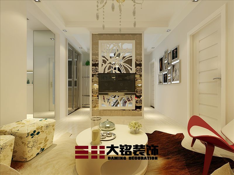 客厅图片来自大铭装饰设计工程有限公司在港台风格新房装修设计的分享
