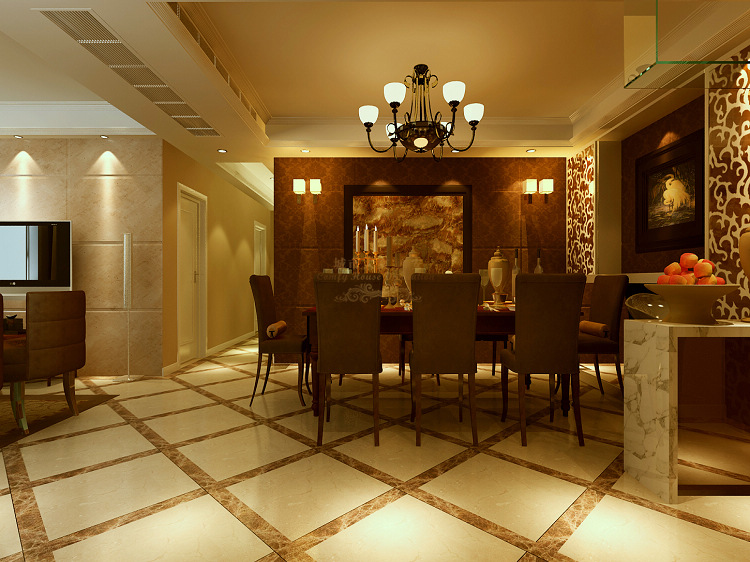 简约 欧式 流行风格 卧室设计 客厅装修 餐厅装修 餐厅图片来自西安城市人家装饰王凯在精致闪亮简欧风格奢华的浪漫之家的分享