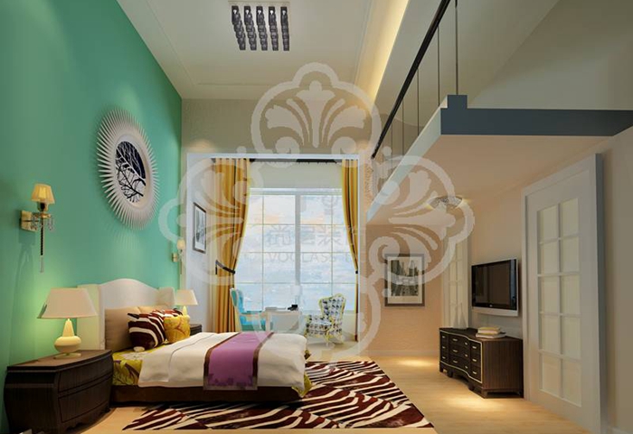 欧式 别墅 客厅 白领 卧室 餐厅 卧室图片来自北京别墅装修案例在诸子阶简欧风格优雅展示的分享
