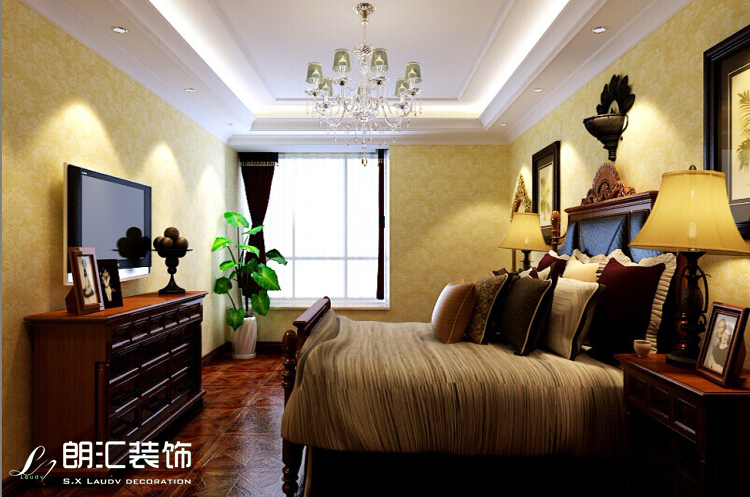 朗汇装饰 古典主义 复式 设计师作品 卧室图片来自陕西朗汇装饰在尊贵品质，品位皇家风范的分享