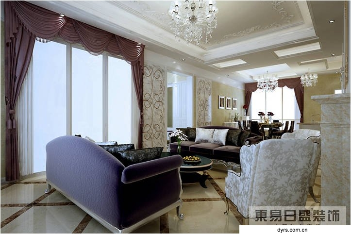 客厅图片来自武汉东易日盛在恒大华府--张健的分享