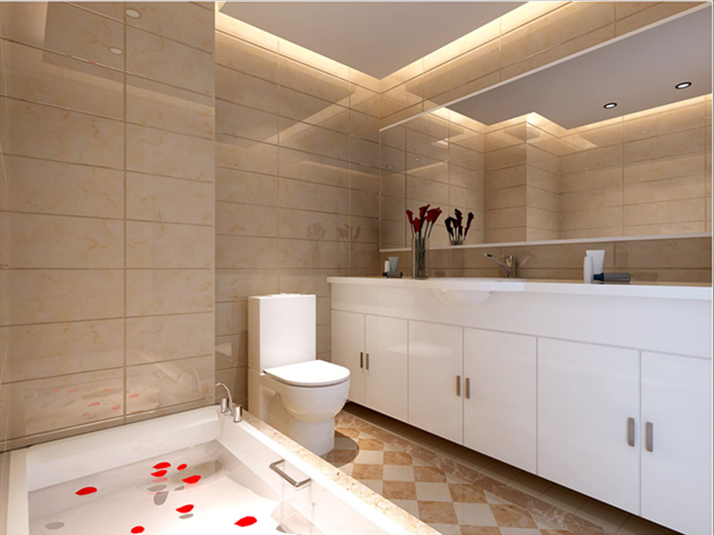 简约 卫生间图片来自实创装饰上海公司在一居室现代简约装修的分享