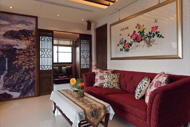 二居 中式图片来自哈迪斯CIH在69平米中式禅风两室一厅的分享