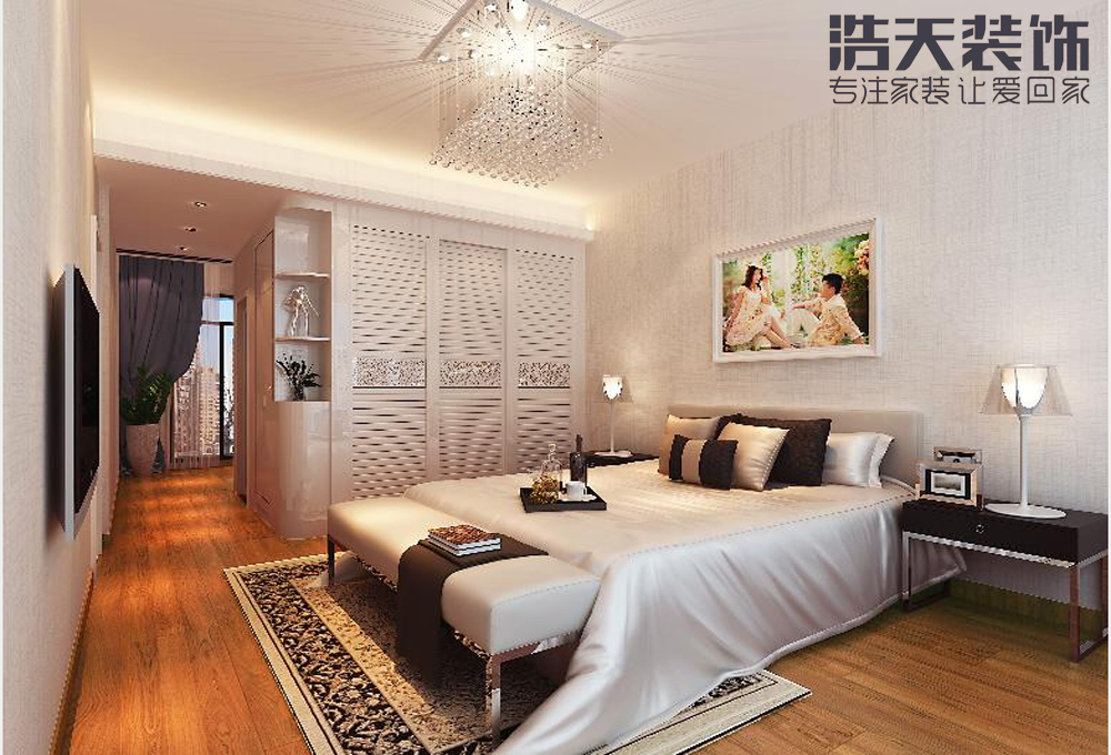卧室图片来自深圳市浩天装饰在别样的设计的分享