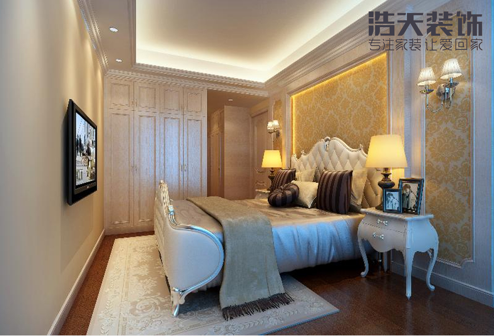 卧室图片来自深圳市浩天装饰在奇思妙想的分享