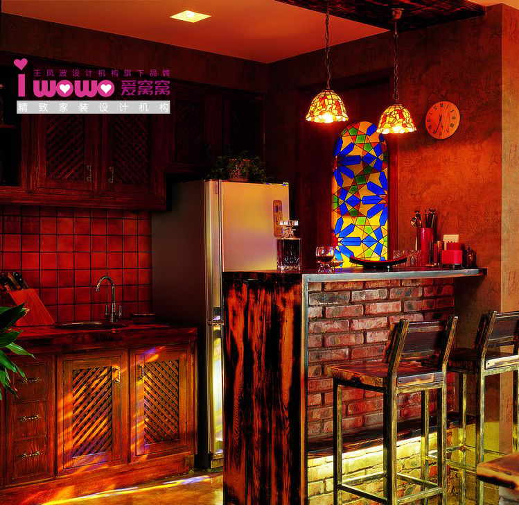 餐厅图片来自爱窝窝精致家装机构在慧谷金色阳光50平米混搭风格的分享