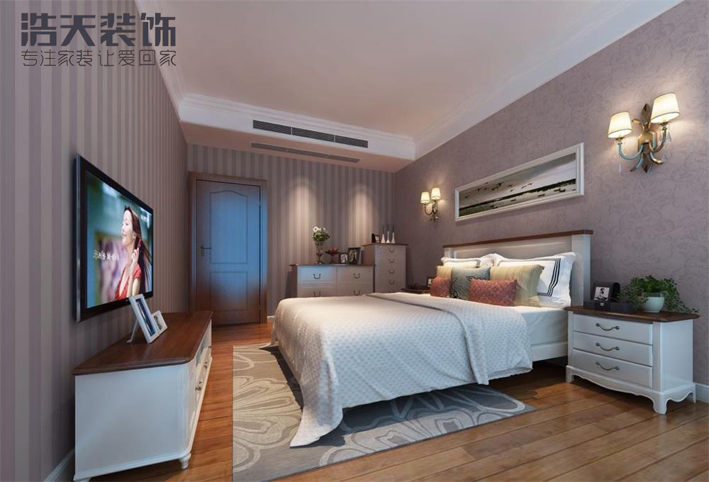 卧室图片来自深圳市浩天装饰在现代独特设计的分享