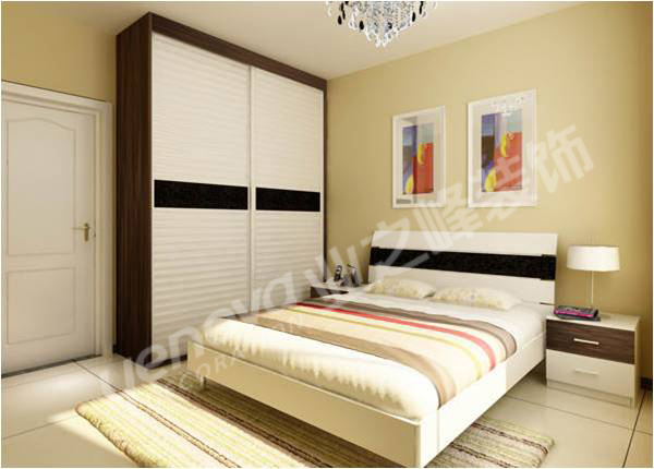 卧室图片来自业之峰装饰李鑫在海河大观93平米简约风格的分享