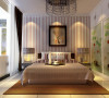 郑州实创装饰-升龙国际96平两居室-卧室效果图