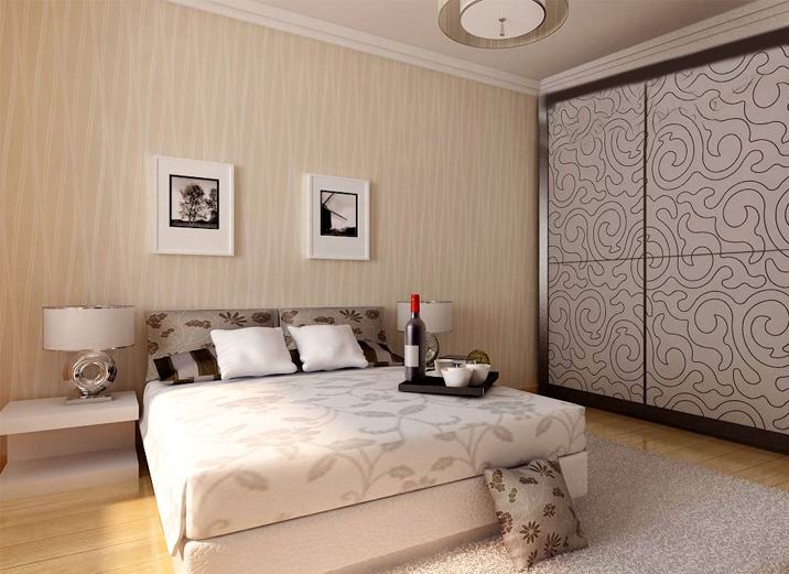 简约 欧式 田园 二居 白领 收纳 80后 小资 混搭 卧室图片来自北京实创装饰在浪漫时尚婚房-两居的分享