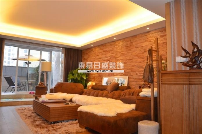 客厅图片来自武汉东易日盛在蓝晶绿洲--黄莹的分享